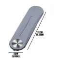 【happy one】Laptop Extension Phone Bracket Laptop Holder Adjustable Laptop Side Mount Clip Slim Portable Foldable Mobile. 