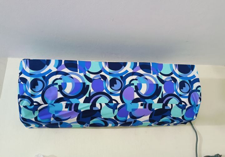 5 Design Elastic Fabric   AC Dust Cover For 1.5 Ton and 2 Ton