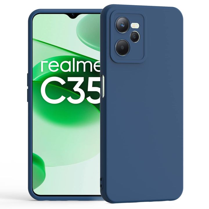 Realme%20C35%20Premium%20Silicone%20Matte%20Soft%20Phone%20Case%20-%20Black%20-%20Phone%20Back%20Cover%20(Back%20Case%20Cover%20For%20Smartphone)%20-%20Image%202