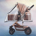 Universal Waterproof Pram Rain Cover Baby Stroller Accessories Transparent Wind Dust Shield Zipper Open for Pushchairs Raincoat.