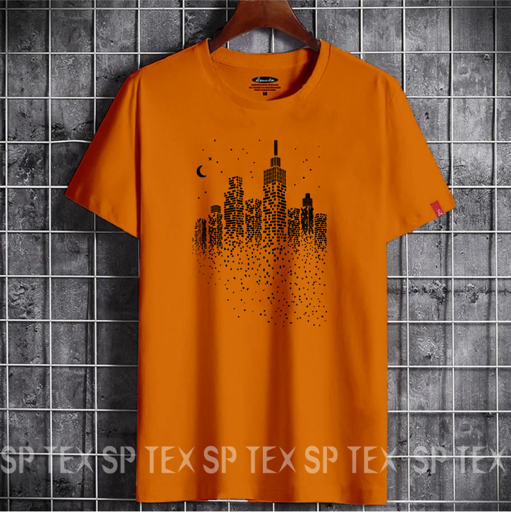 Trendy%20Brand%20T-shirt%20Men's%202025%20New%20Short-sleeve%20Summer%20Trendy%20Pure%20Cotton%20Boys%20T-shirt%20Men's%20-%20Image%203