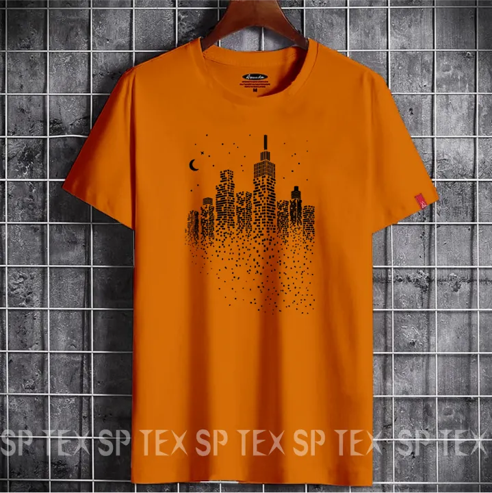 Trendy%20Brand%20T-shirt%20Men's%202025%20New%20Short-sleeve%20Summer%20Trendy%20Pure%20Cotton%20Boys%20T-shirt%20Men's%20-%20Image%203