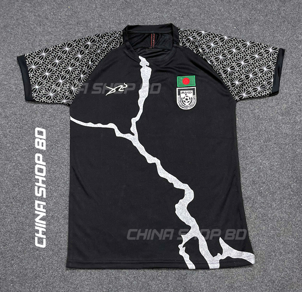 Bangladesh Football Team Black Jersey 2025 - BFF Black Jersey 2025 Half sleeve premium quality