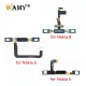 Original New Home Button Menu Back Key Touch ID Fingerprint Sensor Ribbon Flex Cable for Nokia 5 6 8 Replacement Parts. 