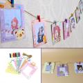 【Hey my home】10Pcs/1Set Photo Frame Album Picture Wall Decor Clip Random.