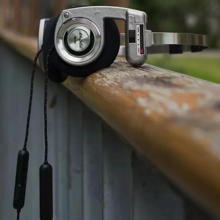 WhatPlus%20Retro%20Wireless%20Headphones%20Bluetooth%205.2%20Classic%20Open%20HIFI%20On-ear%20Headset%20With%20Noise%20Reduction%20Mic%20For%20KOSS%20Porta%20Pro%20-%20Image%205