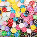 YuenZ A-Z KC gold color letter DIY accessories enamel alphabet charms alloy small pendant for bracelet 15*13mm 5.