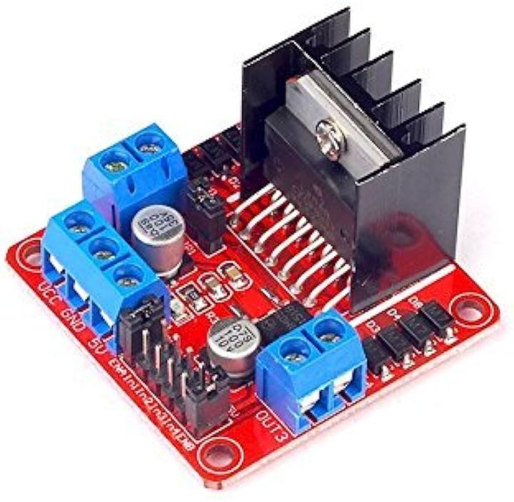 L298N Motor Driver Shield/ L298N Motor Driver/ DC Motor Driver (RED) for student project