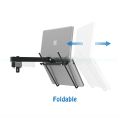 Foldable Wall Mount 17-27 inch Laptop Holder One Arms Full Motion Laptop Cooler Retractable Notebook Hanger. 