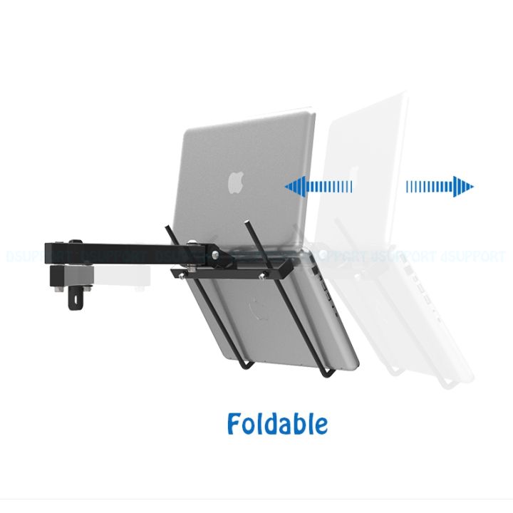 Foldable%20Wall%20Mount%2017-27%20inch%20Laptop%20Holder%20One%20Arms%20Full%20Motion%20Laptop%20Cooler%20Retractable%20Notebook%20Hanger%20-%20Image%202