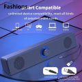 Fashions New Long Wired Bluetooth Small Speaker Double Speakers High Volume Computer Mobile Phone Home TV Notebook Multimedia Desktop Speake.