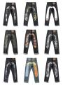 New Y2k jeans American retro hip hop fashion print jeans male Harajuku punk Gothic wide pants couple casual straight street wear. 