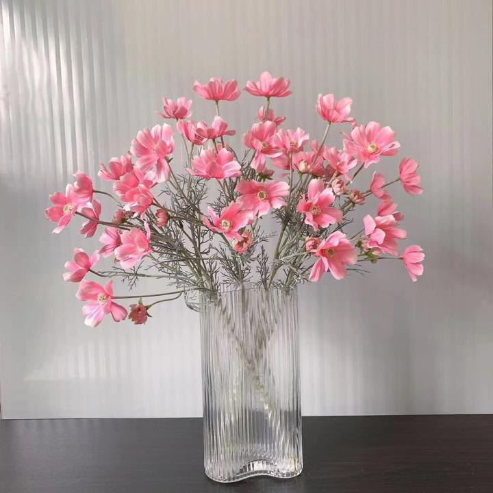 Artificial%20Gesang%20Flower%20Single%20Branch%204%20Fork%20Cosmos%20Fake%20Flower%20Silk%20Flower%20Bouquet%20Living%20Room%20Wedding%20Home%20Decoration%20-%20Image%207