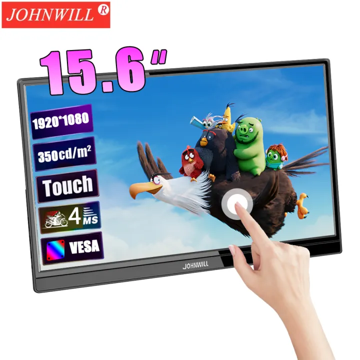 Computer Monitor 15.6/14 Inch Portable Monitor Touchscreen 1080P IPS Panel Display For PC Gamer HDMI-Compatible Switch Laptop