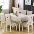 Fashionable temperament: Chinese dining chair cover, fabric anti-slip chair cushion, tablecloth, dining chair package, chair cushion in stock for all seasons. 