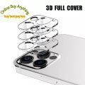 Full Glued Full Coverage Full Camera Frame Protector Glass For Iphone 11 To 16 pro max.
