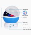 Star Master Rotating Starry Sky Light,Colorful Night LAmp - Table Lamp. 