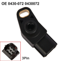 Throttle Position Sensor 0430-072 0430072 3Pin Parts for Arctic Cat ATV Ca Black. 