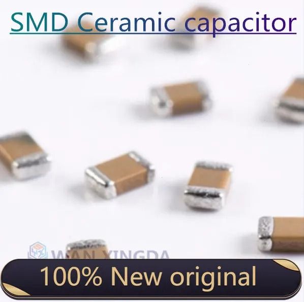100Pcs 0402 SMD ceramic capacitors 10pF 100uF 100pF 1nF 10nF 15nF 100nF 0.1uF 1uF 2.2uF 4.7uF 10uF 47uF Various models