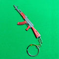 Metal AK47 Model Keyring Keychain AKM Key Ring Key Holder. 