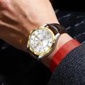 BINBOND Luxury Business Man Wristwatch Waterproof Luminous Date Week Men Watch For Men Quartz Clock Leather Men's Watches reloj.
