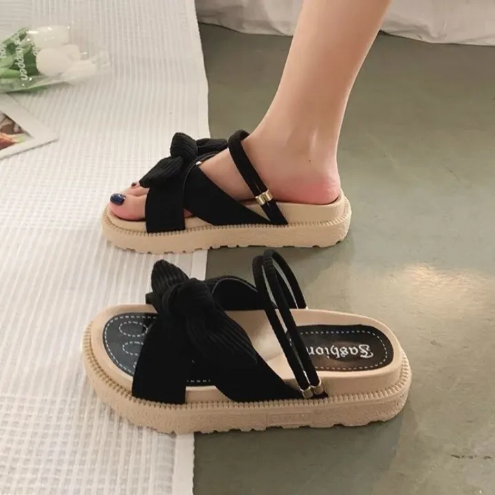 New%20Style%20Fairy%20Style%20Lady%20Summer%20Slippers%20Thick%20Platform%20Flat%20Sandals%20with%20Butterfly-Knot%20Summer%20Flip%20Flops%20Sandals%20Women%20-%20Image%202