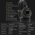 B570 Foldable HiFi Stereo Wireless Bluetooth Headphone with LCD Screen FM Radio Micro-SD Slot. 