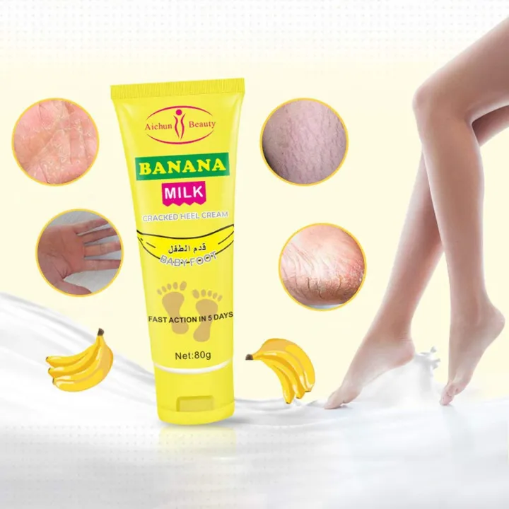 AICHUN%20BEAUTY%2080gm%20Cracked%20Heel%20Cream%20Foot%20Care%20Banana%20Milk%20Cream%20Rough%20Dry%20Skin%20Baby%20Foot%20-%20Image%202