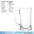 3 Pieces 390 ml Clear Glass Juice/Drinking Mug OLiLA W010 (স্বচ্ছ কাঁচের মগ) - Coffee Mug - Coffee Mug. 