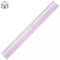 High Quality 45cm/17inch Clear Scale Soft Plastic Straight Ruler. 
