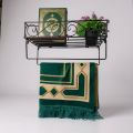 Sturdy and Elegant 12" Metal Wall Stand in Black – Comes with 2 Jaymamaz Hangers – Ideal for Sharif Display and Jainamaj Hanging – Perfect Wall Mount Stand for Home or Mosque..