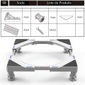 JAERBEE Washing Machine Stand, Washing Machine Dryer Fridge Pedestal, Adjustable Length,Load 300Kg Anti Vibration Anti Noise. 