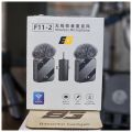 F11-2 Wireless Collar Microphone - iPhone Android Type-C Noise Cancelling. 