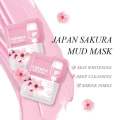LAIKOU- 7pcs Japan Sakura Mud Face Mask Cleansing.