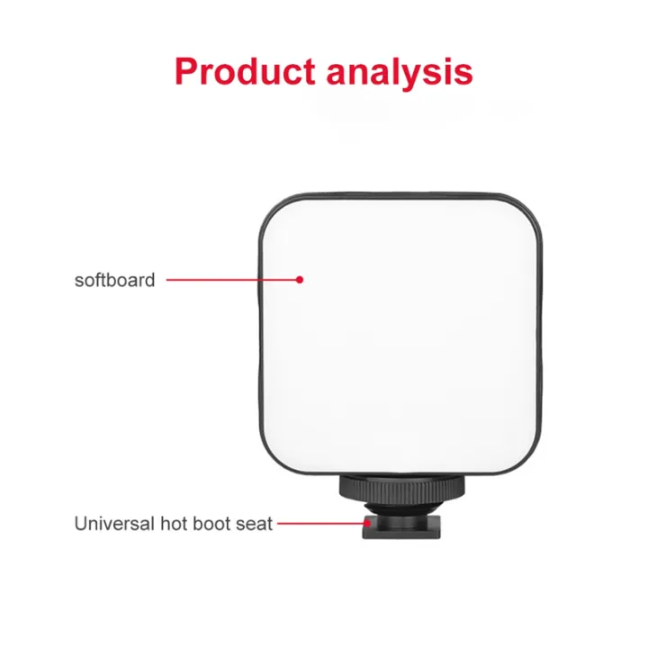 1%20Piece%20Mini%20LED%20Video%20Light%20Photography%202W%20Dimmable%20for%20Camera%20Smartphone%20Laptop%20-%20Image%206