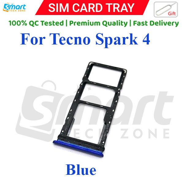 Tecno%20Spark%204%20Sim%20Tray%20Micro%20SD%20Card%20Slot%20with%20Sim%20Ejector%20Pin%20Replacement%20Part%20-%20Image%203
