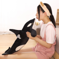 50CM Simulation Killer Whale Plush Toys Stuffed Orcinus Orca Fish Doll Shark Cartoon Soft Sleep Pillow Kids Girls Baby Gift. 