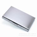 Metal Card Holder Wallet,Ultra Thin Stainless Steel Metal Wallets RFID Blocking Credit Card Wallet Holder, Black and Silver. 