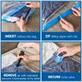 Vacuum Storage Bags with Hand Pump( 4 Pack Small bag )- Space Saver Solution for Home Organization Size 50x70cm. 