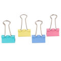 Deli E8556A Effortless 15mm Colorful Binder Clips - 60pcs Box. 