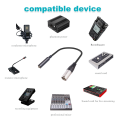 1 PCS XLR Male To 1/4 Inch Female Cable 3 Pin Male To 6.35mm Socket Audio Cord XLR Male To 6.35mm Microphone Audio Cable. 