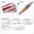 Piececool Puzzle 3D Metal Battleship Model Kits HMS Hood Richelieu Ship Model Jigsaw Toys for Teens Brain Teaser MuXiaRe. 