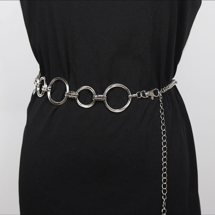 Fashion%20Circle%20Metal%20Chain%20Belt%20Women%20Gold%20Silver%20Round%20Alloy%20Belt%20With%20Long%20Tassel%20Female%20Waistband%20For%20Dress%20-%20Image%204