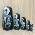 5pcs Wooden Russian Nesting Dolls Matryoshka Toys Gift For Girls Kids.