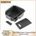 For Volkswagen Tiguan Car Central Armrest Storage Box 2017 2018 2019 2020 2021 2022 Accessories Center Console Organizer. 