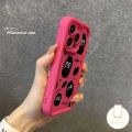Cartoon Cute Little Black Coal Ball Fashion Case For Redmi 13C Note 11 8 10s 12 10 9 Pro Redmi 10A 12 12C 9C NFC 9T 9 A1 10C 9A A2 POCO M3 Funny Red Face Angel Eyes Shockproof Cover. 