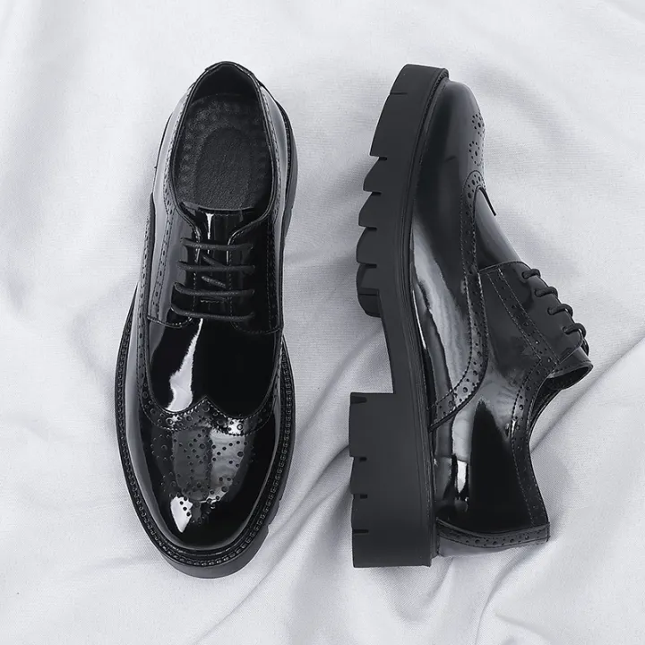 Platform%20High%20Heel%204/7/9%20CM%20Height%20Increase%20Casual%20Men%20Brogue%20Patent%20Leather%20Shoe%20Man%20Oxford%20Dress%20Shoes%20Elevator%20Formal%20Wedding%20KEEMEEUYZO%20-%20Image%202