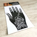 Henna Sticker Mehndi Bridal Tatto Design Waterproof Stencils Reusable 1 Pair = 2 Pieces. 