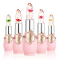 Emaymei Jelly Lip Balm Lipstick Flower Temperature Color Changing Lip Gloss Transparent Long Lasting Lipstick Moisturizer Makeup. 