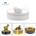 12cm 360 Degree Rotating Turntable Mirror Electric Display Stand Video Shooting Props Turntable, Load: 3kg. 